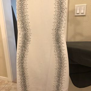 Calvin Kline white dress with shiny sequins